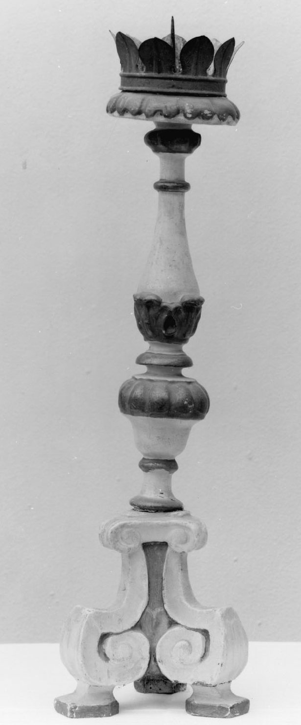 candeliere, serie - manifattura emiliana (seconda metà sec. XVIII)