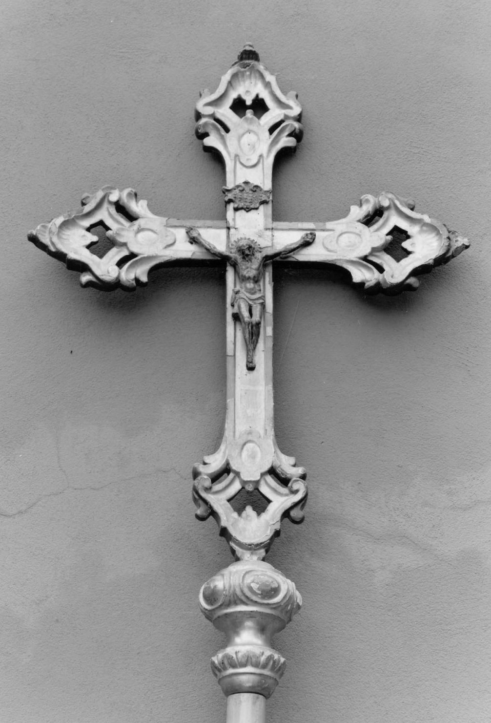 croce processionale - manifattura emiliana (seconda metà sec. XVIII)