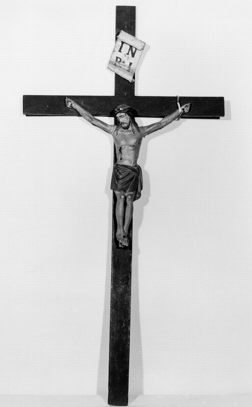Cristo Crocifisso (scultura) - manifattura emiliana (sec. XIX)