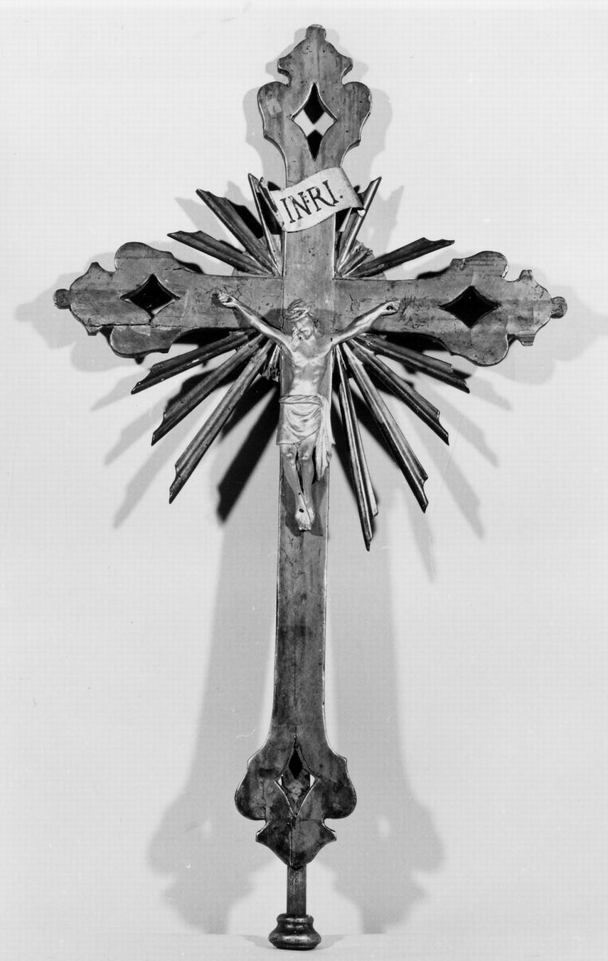 croce processionale - manifattura emiliana (sec. XIX)