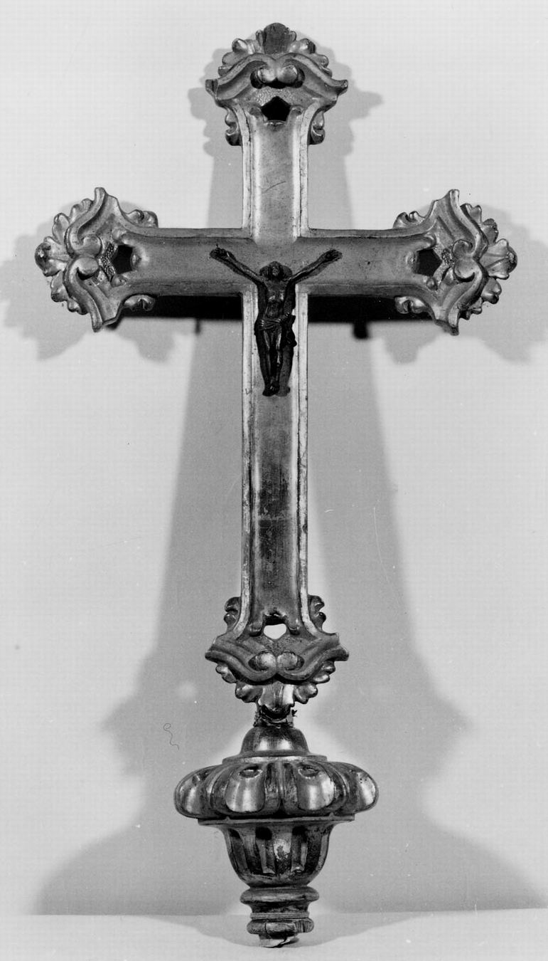 croce processionale - manifattura emiliana (sec. XIX)