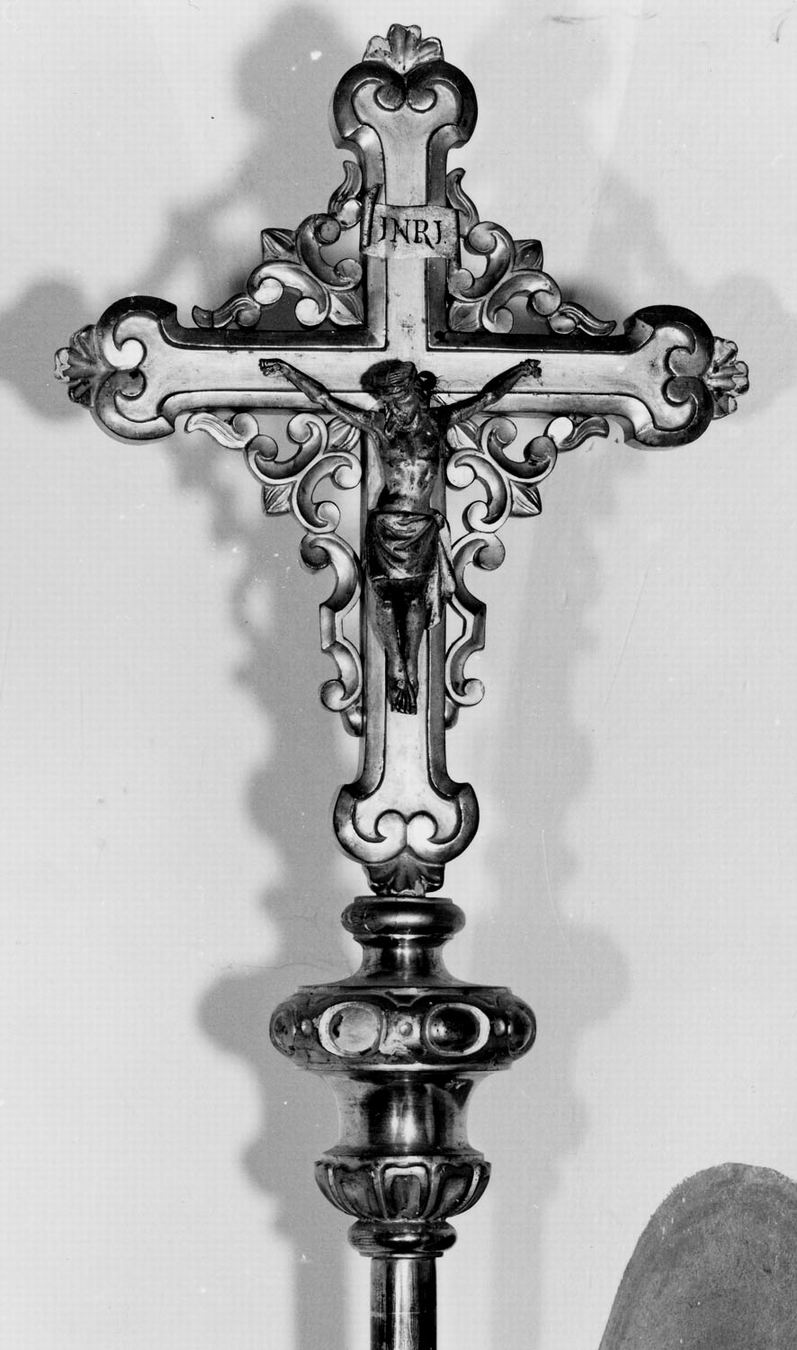 croce processionale - manifattura emiliana (sec. XIX)