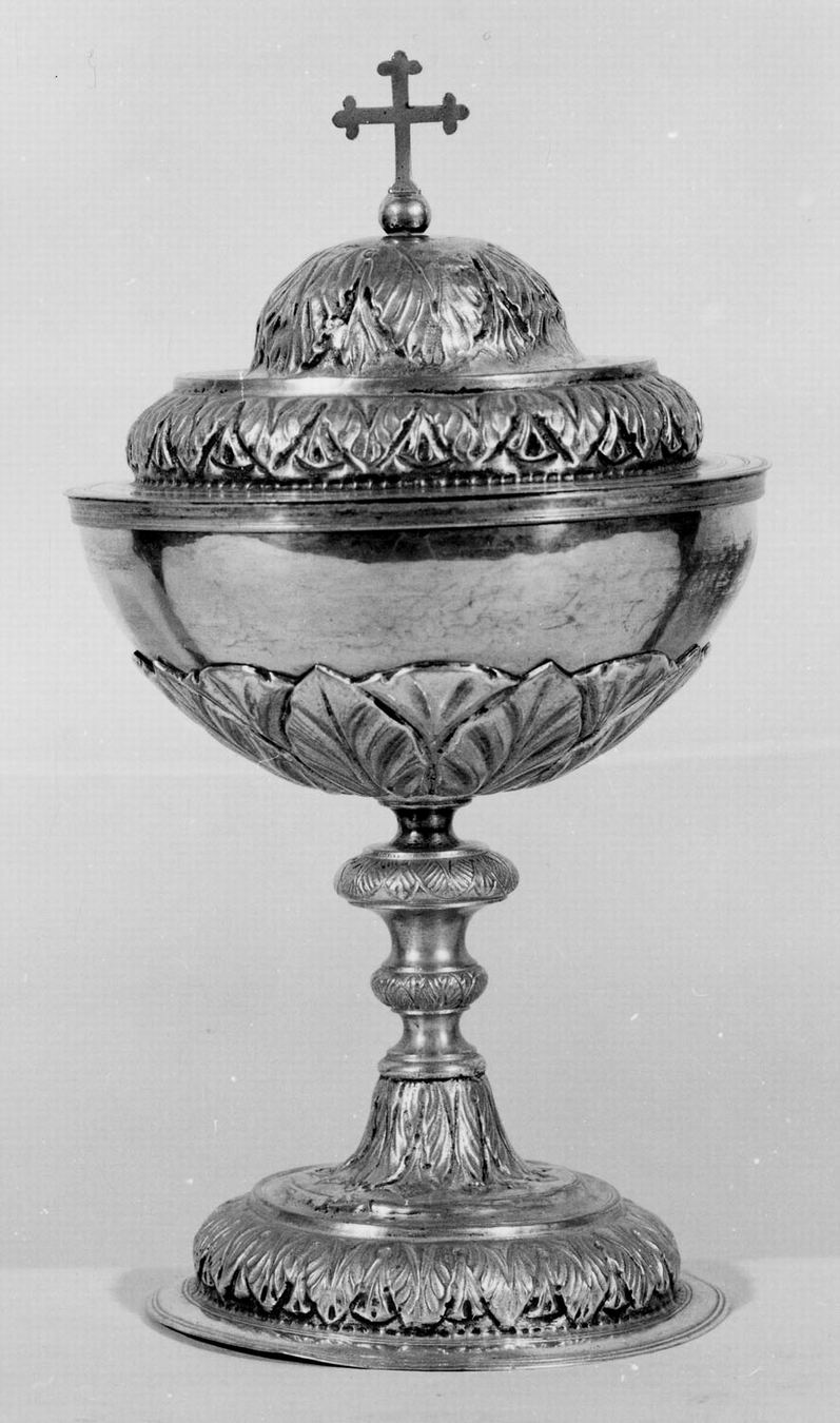 pisside - manifattura emiliana (sec. XIX)