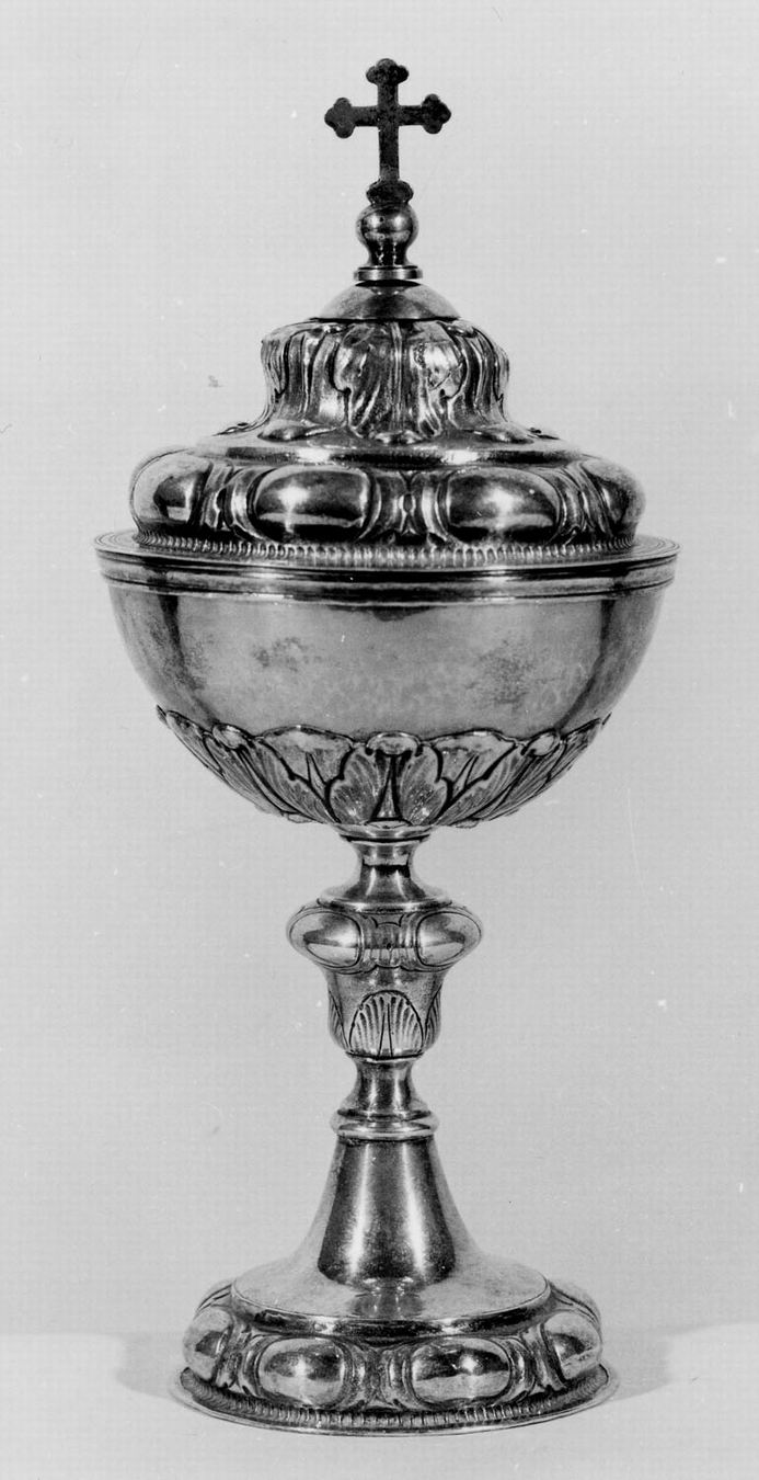 pisside - manifattura emiliana (sec. XIX)