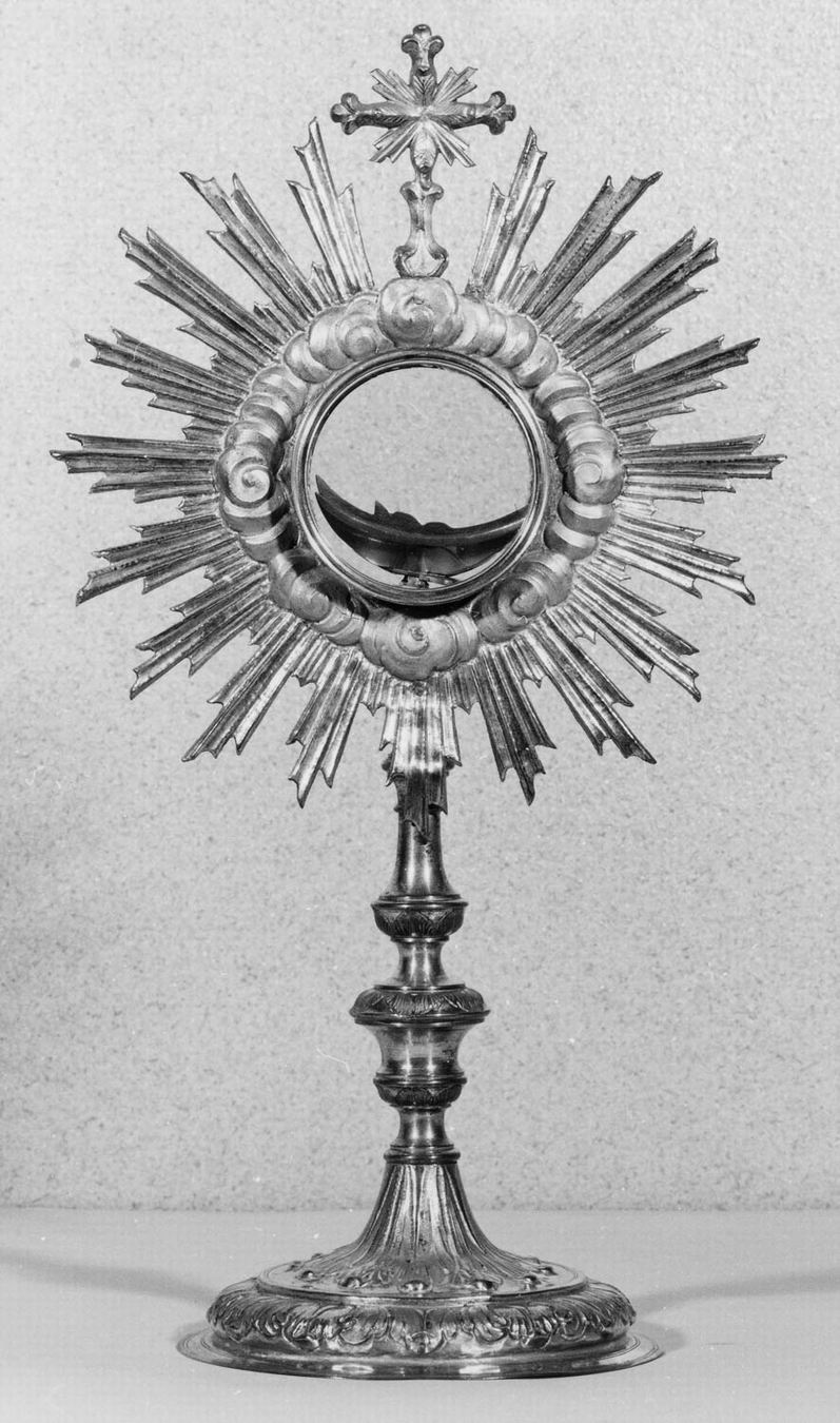 ostensorio - manifattura emiliana (sec. XIX)