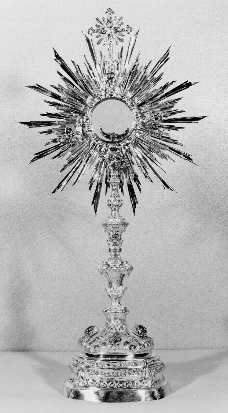 ostensorio - manifattura emiliana (sec. XVIII)