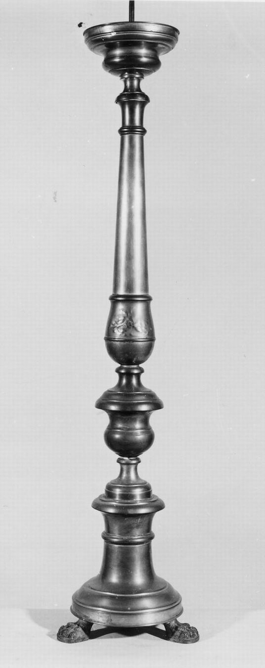 candeliere, serie - manifattura emiliana (primo quarto sec. XX)