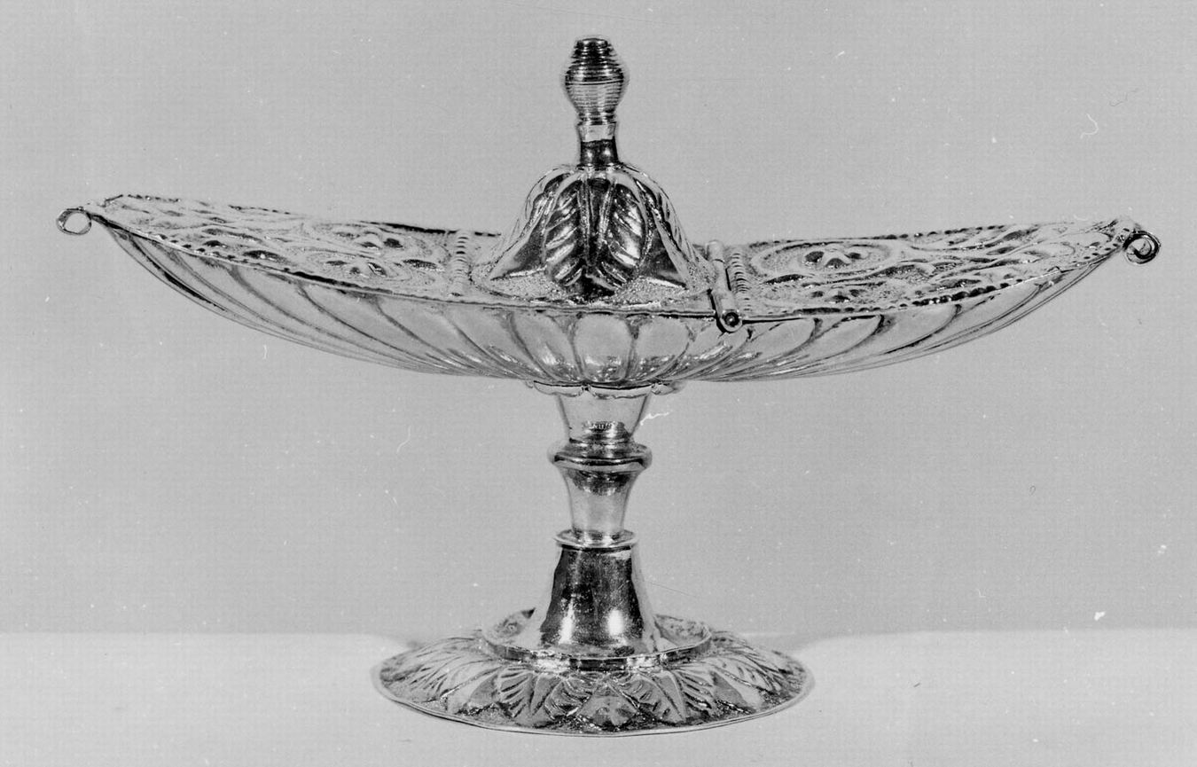 navicella portaincenso - manifattura emiliana (sec. XIX)