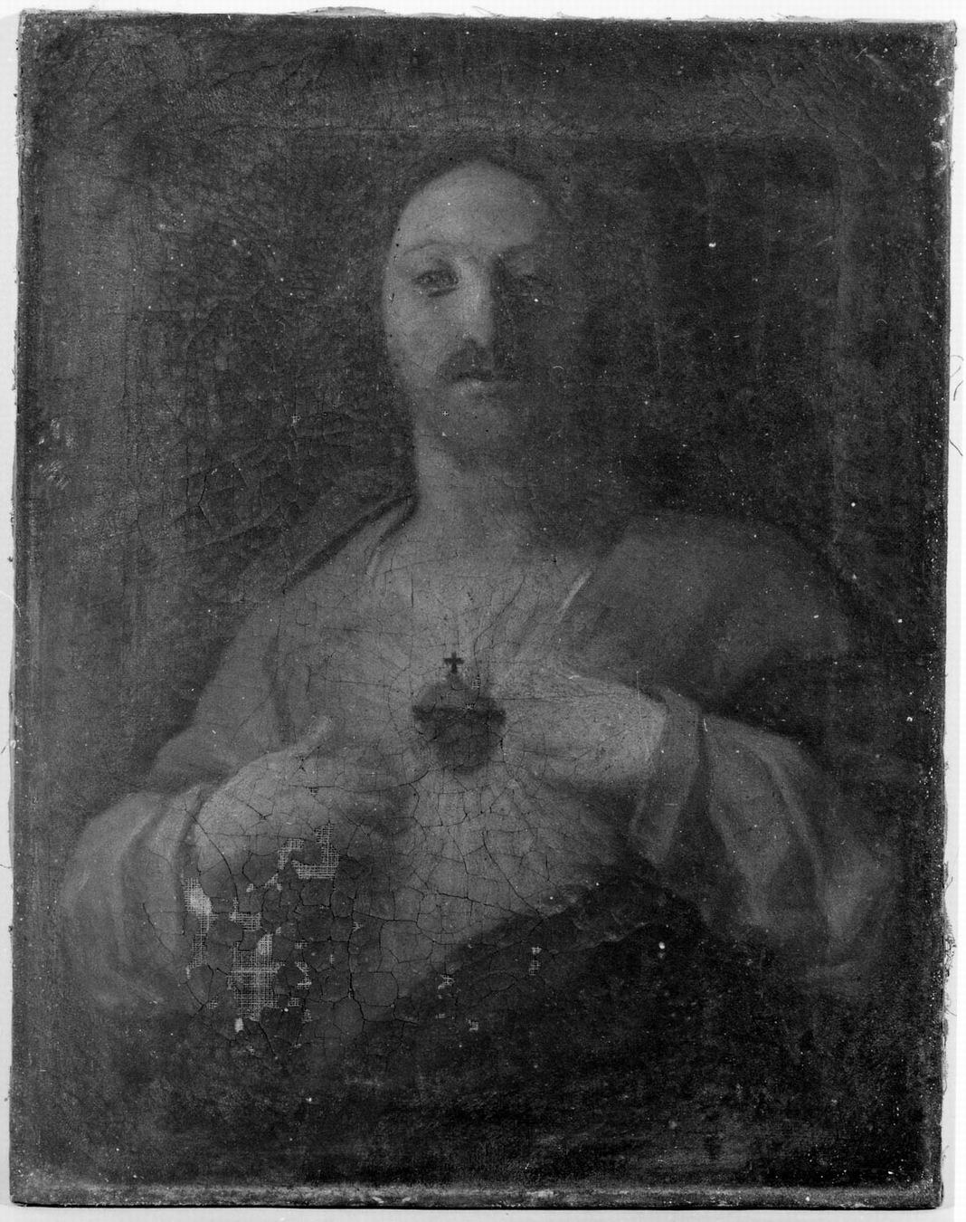 Sacro Cuore di Gesù (dipinto) - ambito emiliano (sec. XIX)