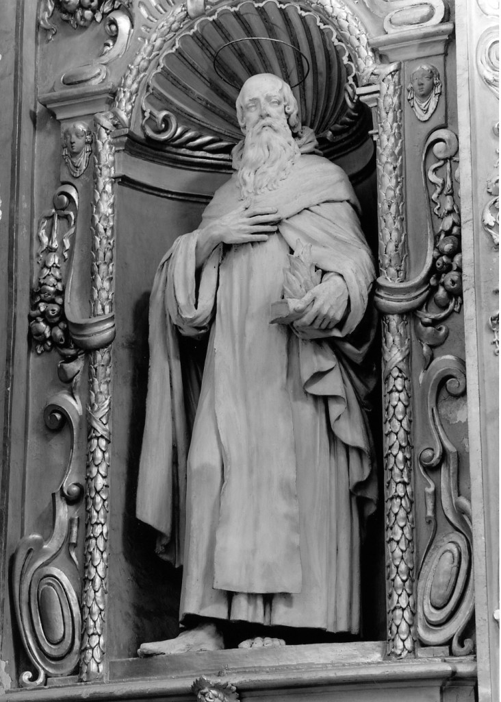 San Paolo (statua, elemento d'insieme) di Barbieri Giovanni Francesco detto Guercino (attribuito), Tedeschi Giovanni detto Todeschino (sec. XVII)