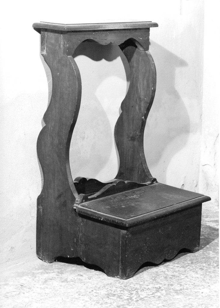 inginocchiatoio - manifattura emiliana (sec. XIX)