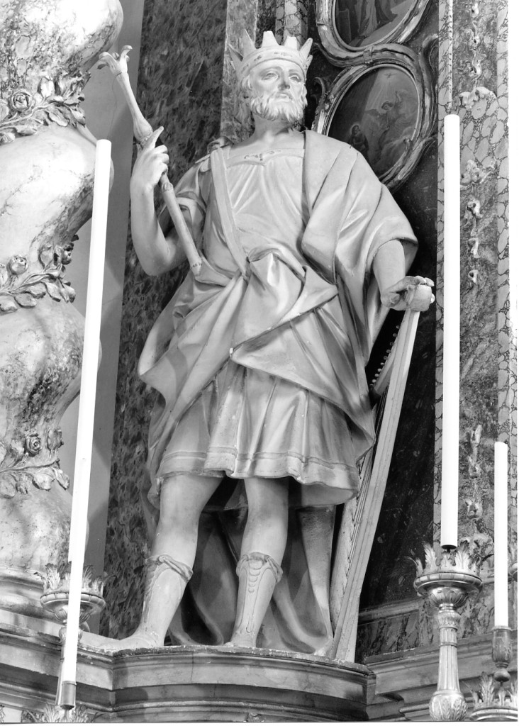 David (statua, elemento d'insieme) di Mazza Giuseppe Maria (attribuito) (sec. XVIII)