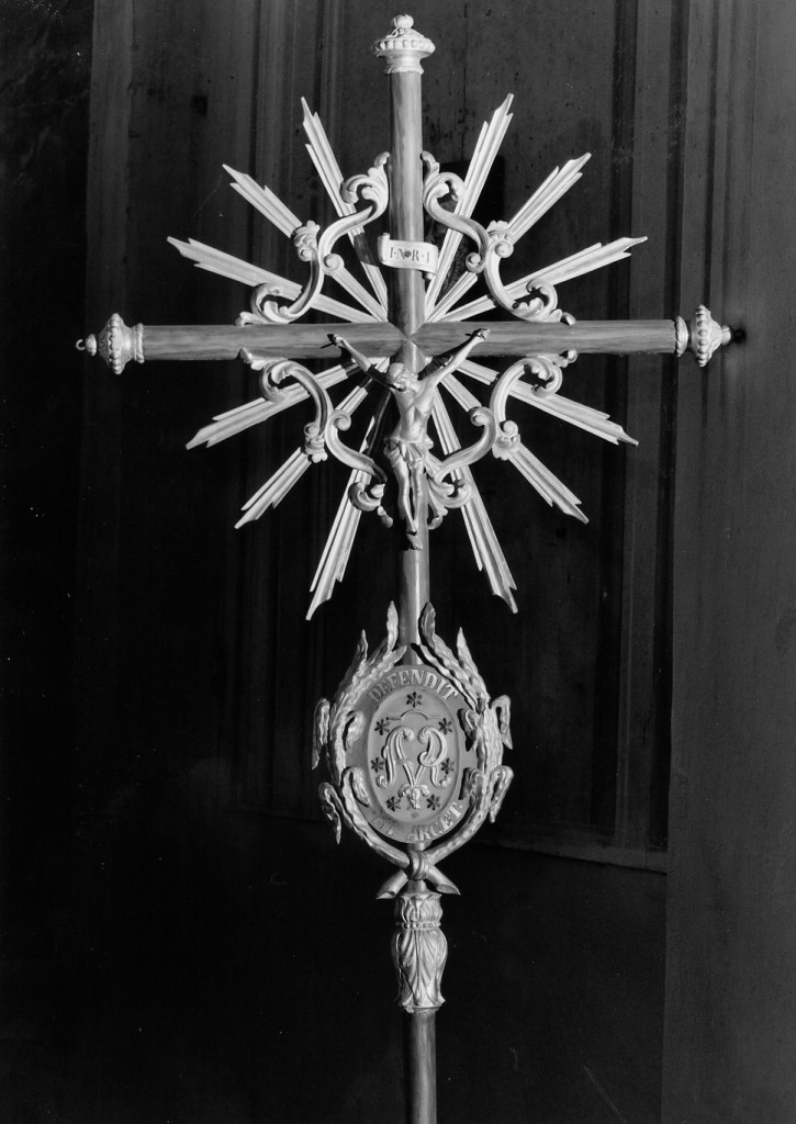 croce processionale - manifattura emiliana (sec. XIX)