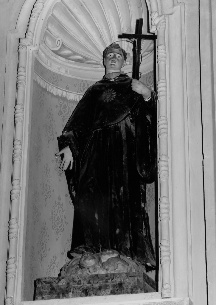San Nicola da Tolentino (statua) - ambito emiliano (prima metà sec. XIX)