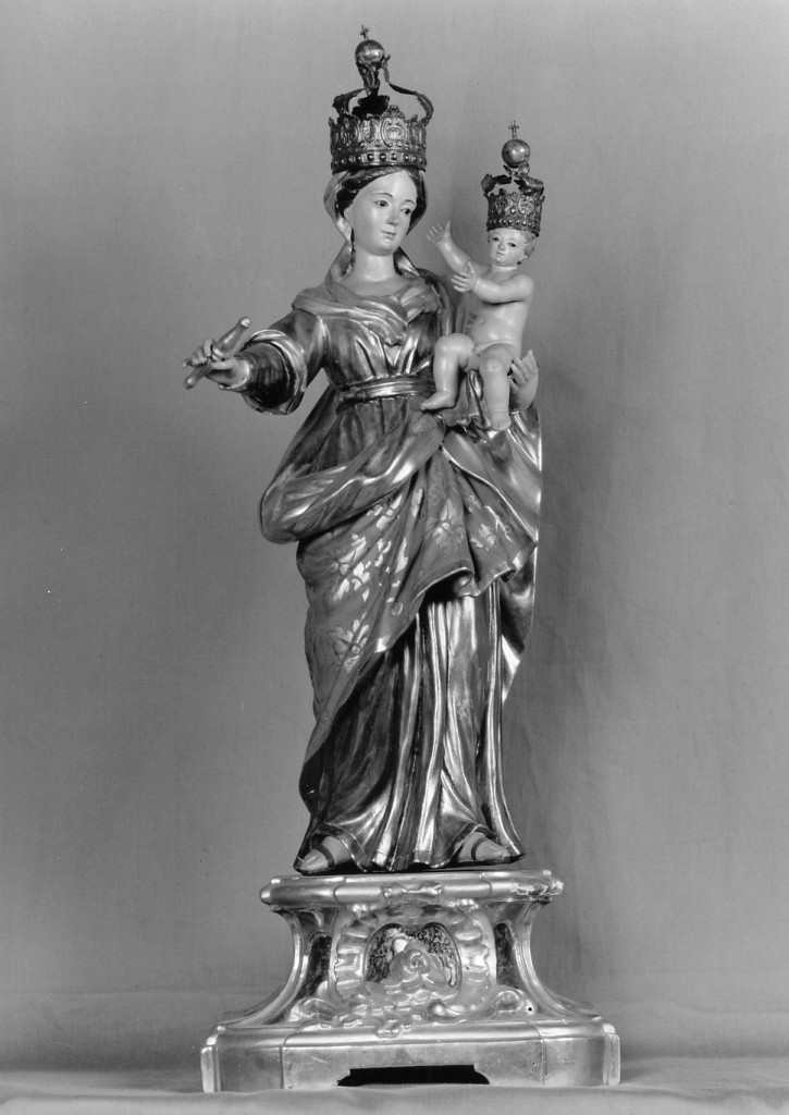 Madonna con Bambino (scultura) di Colli Francesco (sec. XVIII)