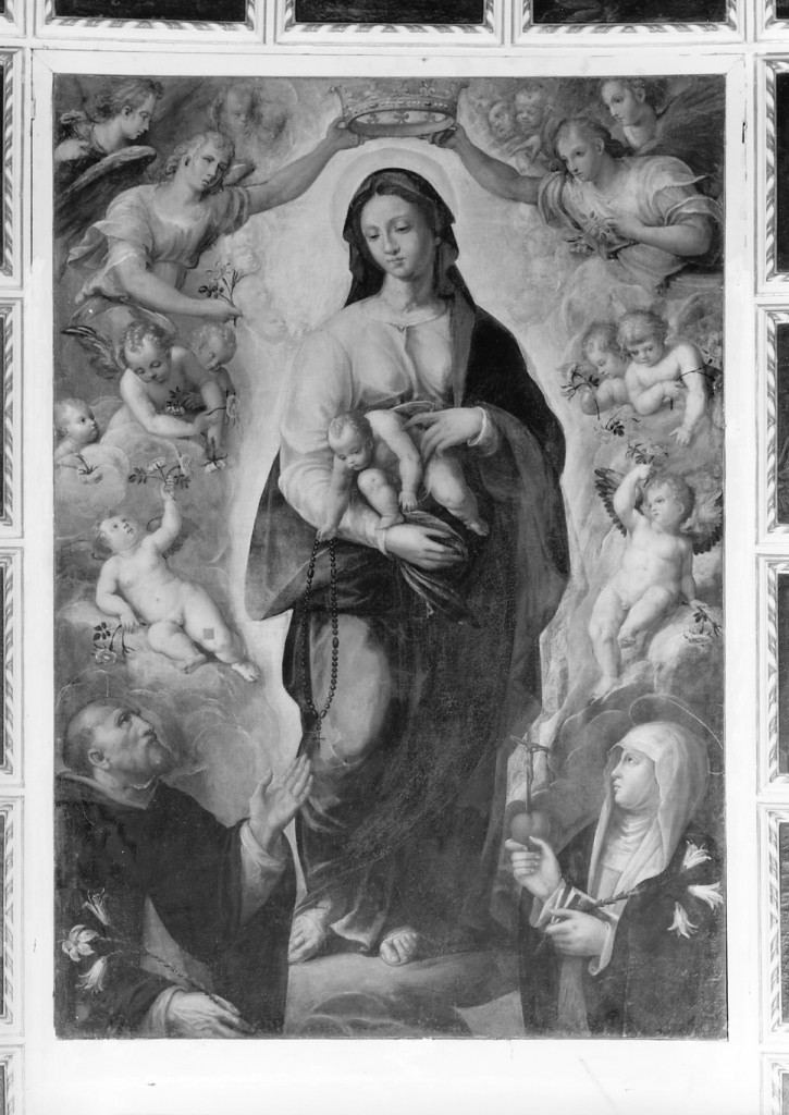 Madonna del Rosario (dipinto) - ambito emiliano (seconda metà sec. XVI)