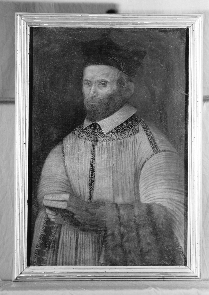 ritratto di ecclesiastico (dipinto) di Pasqualini Giacomo (sec. XVII)