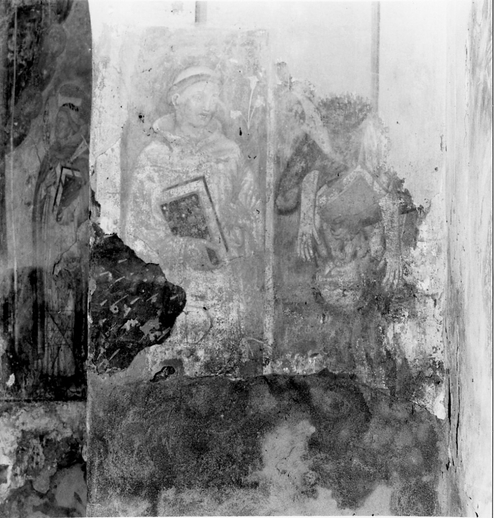 Santi (dipinto, elemento d'insieme) - ambito emiliano (secc. XV/ XVI)