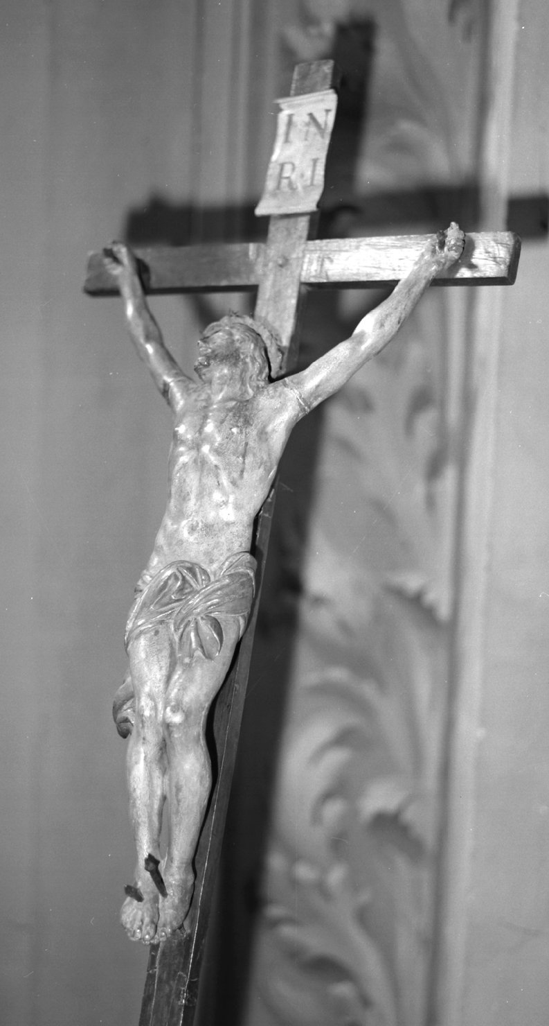 Gesù Cristo crocifisso (scultura, opera isolata) - bottega emiliana (fine/inizio secc. XVII/ XVIII)
