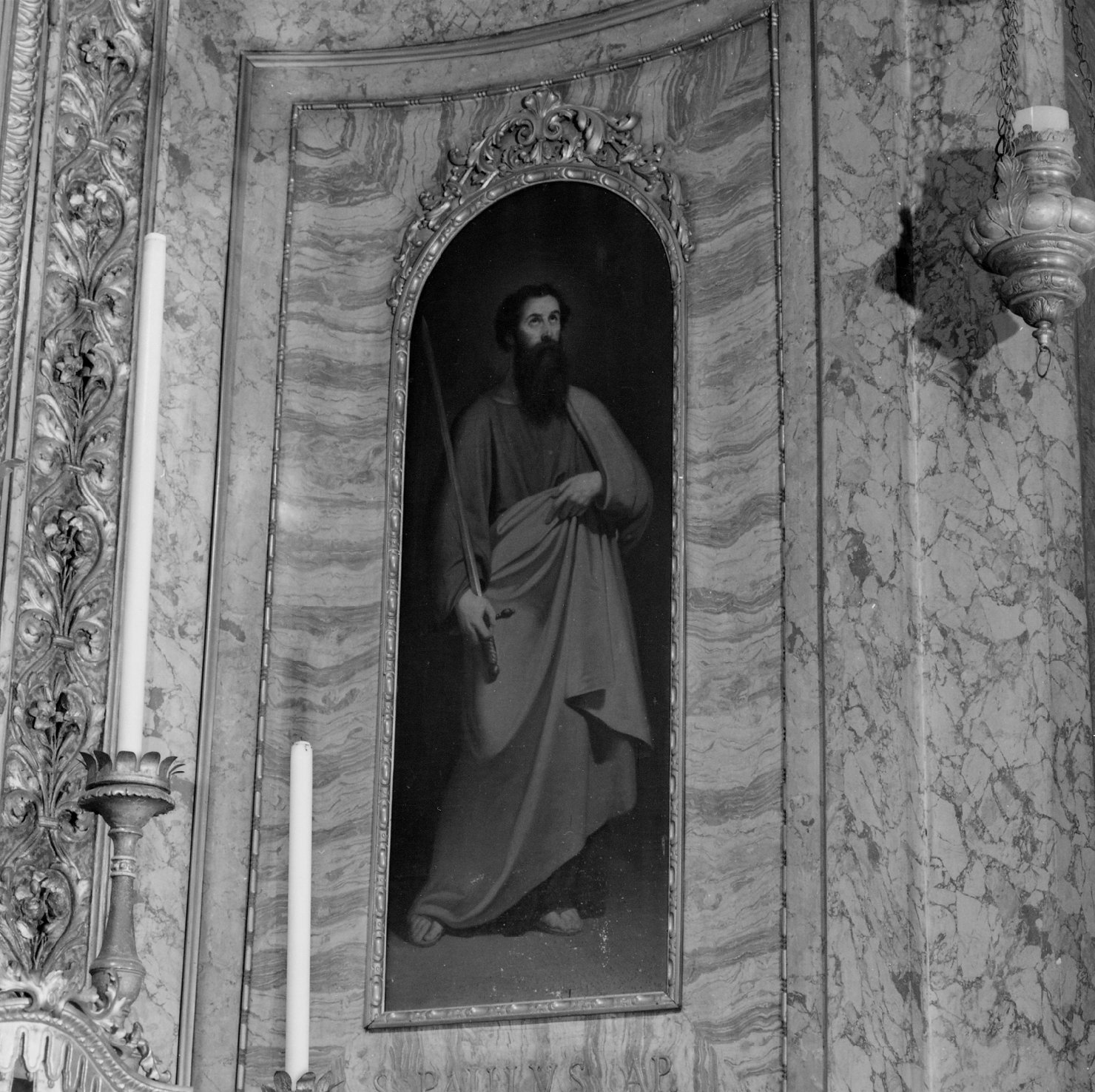 San Paolo (dipinto, opera isolata) di Guardassoni Alessandro, Samoggia Luigi (sec. XIX)