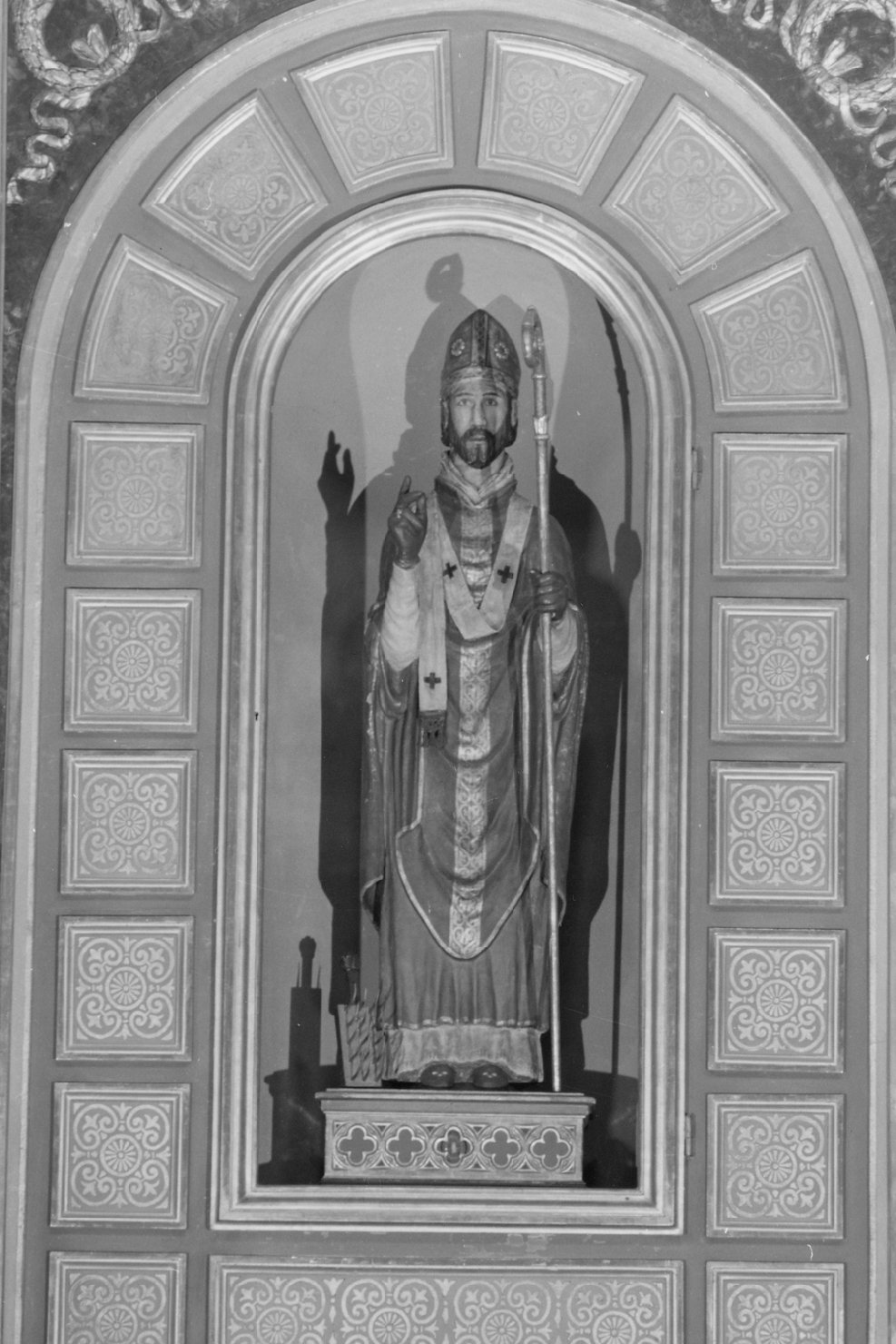 San Biagio (statua, opera isolata) - bottega emiliana (fine/inizio secc. XIII/ XIV)