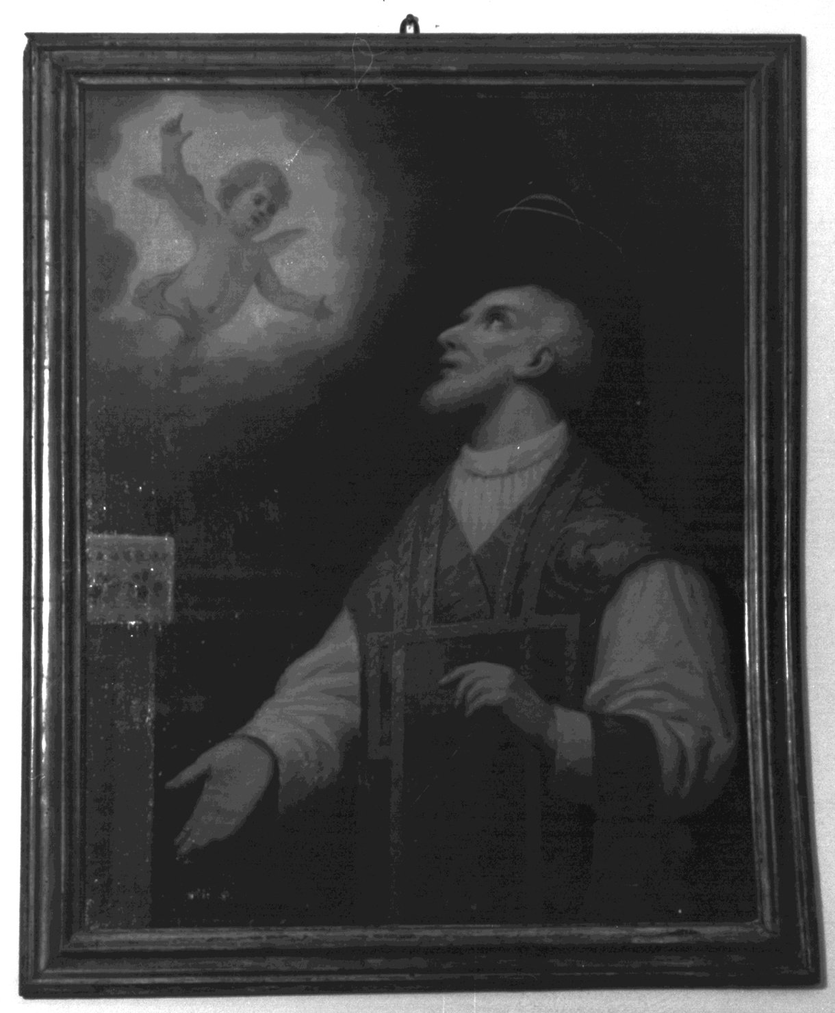 Sant'Andrea Avellino (dipinto, opera isolata) di Baldi Giovan Battista (seconda metà sec. XIX)