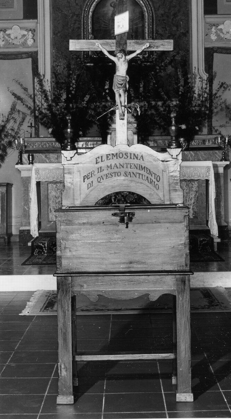 mobile per elemosine - manifattura emiliana (prima metà sec. XIX)