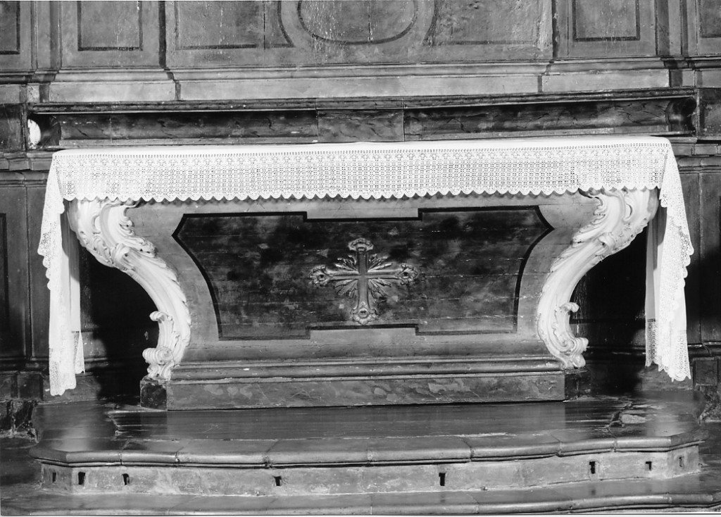 tovaglia d'altare, elemento d'insieme - manifattura ferrarese (sec. XIX)