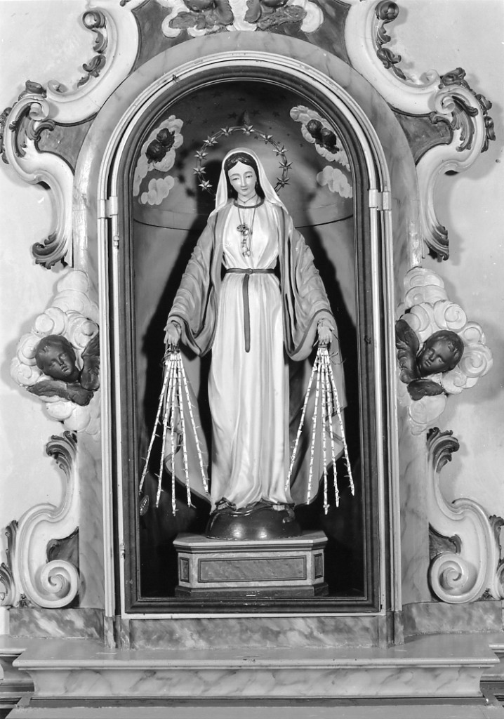 Madonna (statua) - ambito emiliano (fine/inizio secc. XIX/ XX)