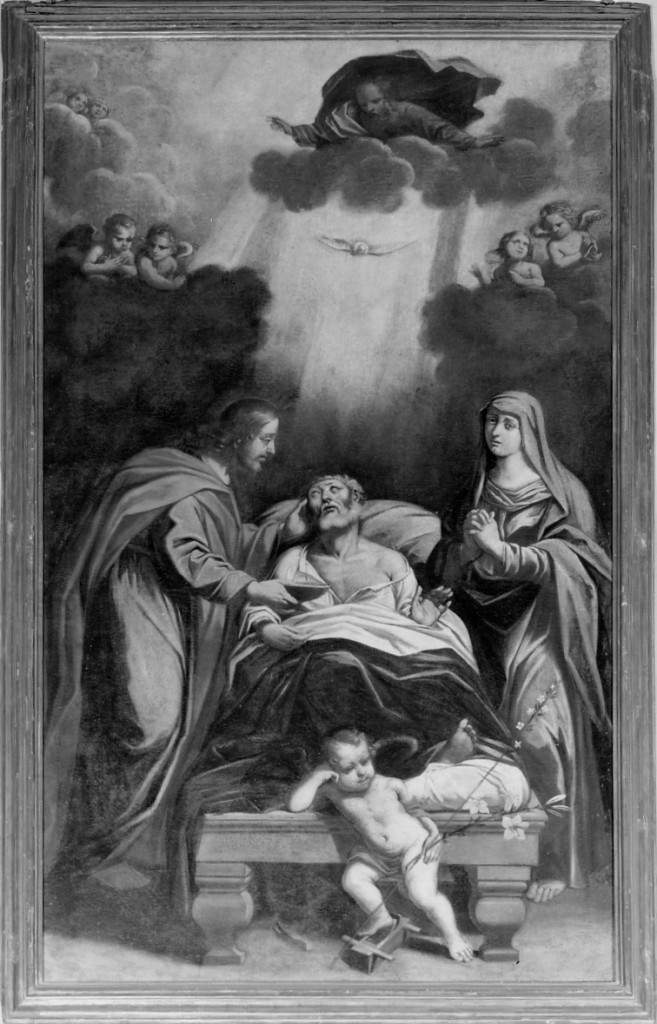 morte di San Giuseppe (dipinto) - ambito emiliano (seconda metà sec. XVII)