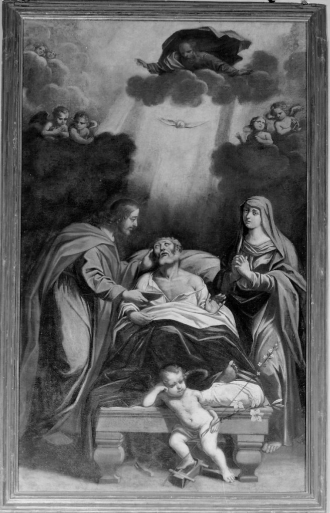 cornice, elemento d'insieme - manifattura ferrarese (sec. XVII)