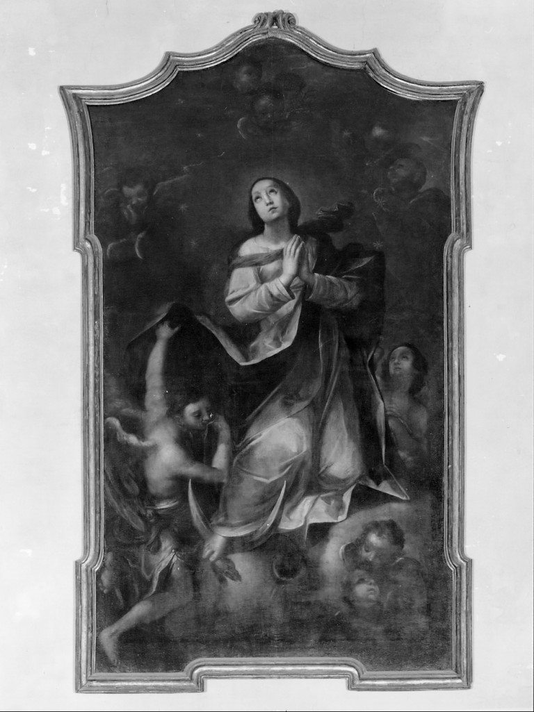 cornice, elemento d'insieme - manifattura emiliana (seconda metà sec. XVII)