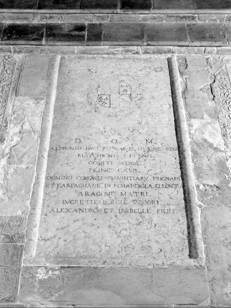 lapide tombale - manifattura emiliana (sec. XV)