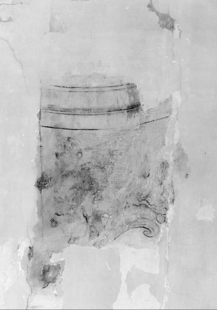 motivi decorativi (dipinto, frammento) - ambito emiliano (prima metà sec. XVII)