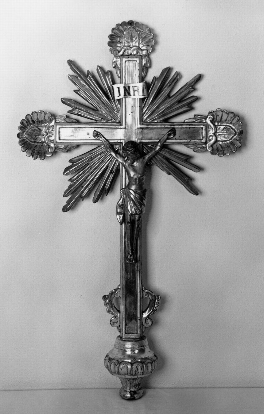 croce processionale - manifattura bolognese (secc. XVIII/ XIX)