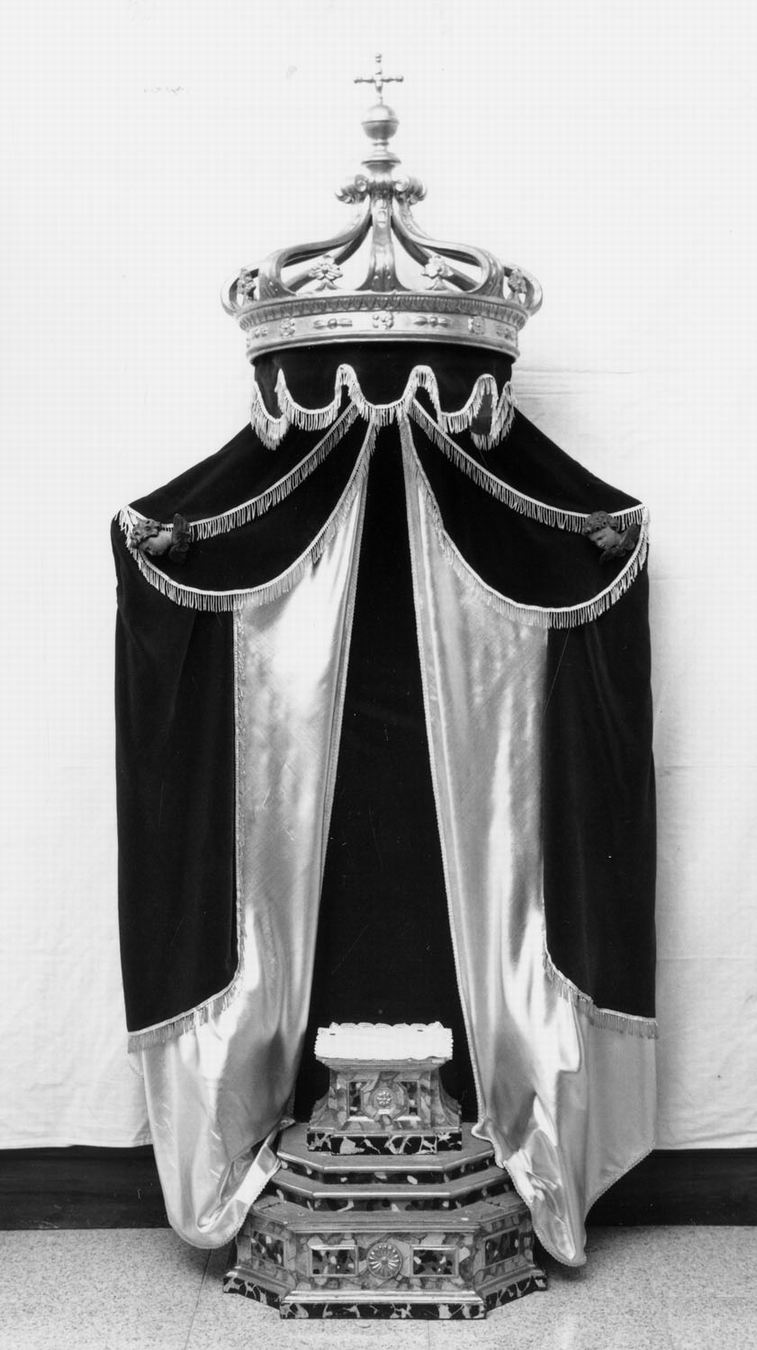 tronetto per esposizione eucaristica - manifattura bolognese (secc. XIX/ XX)