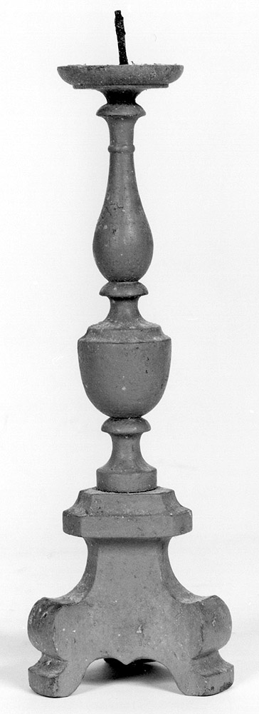 candeliere d'altare - produzione emiliana (ultimo quarto sec. XVIII)