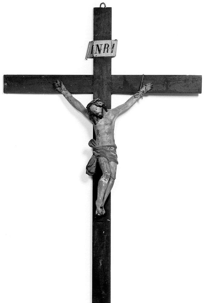 Cristo crocifisso (scultura) - manifattura emiliana (sec. XIX)