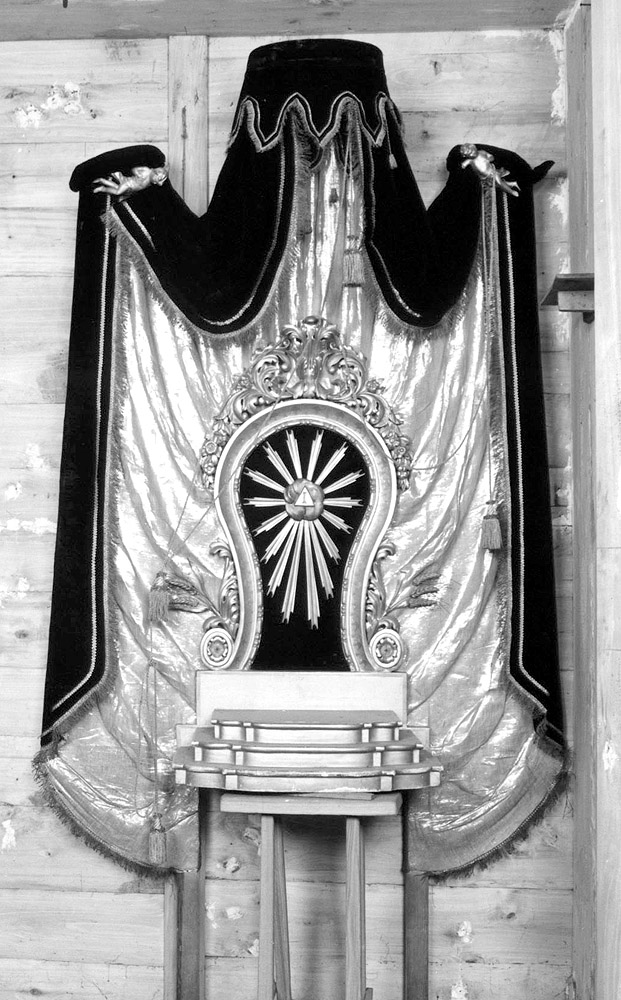 tronetto per esposizione eucaristica - manifattura emiliana (seconda metà sec. XIX)