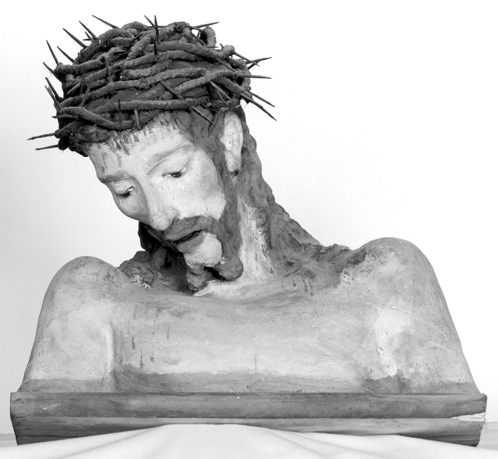 testa di Cristo (busto) - manifattura emiliana (sec. XIX)