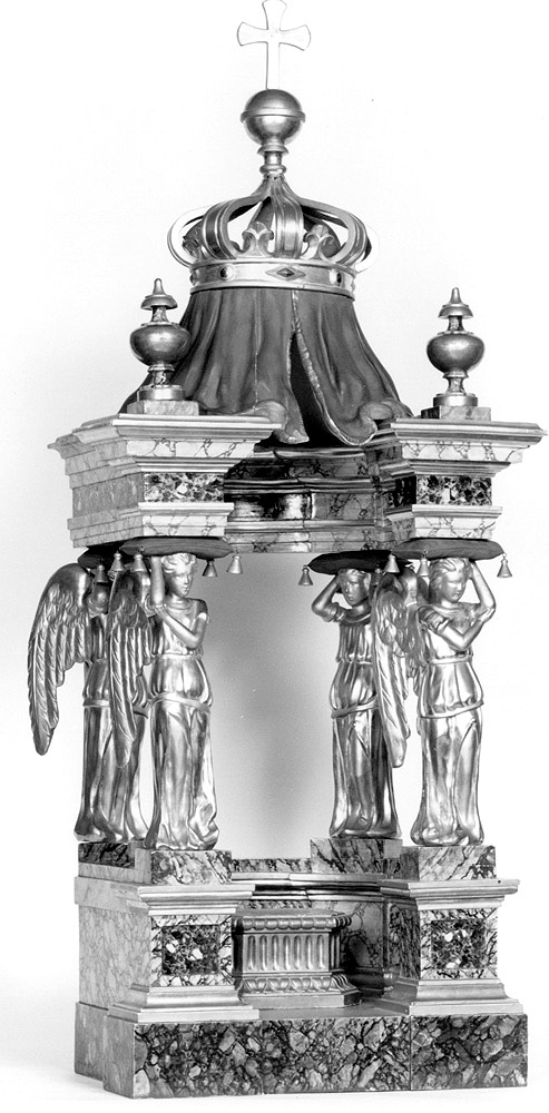 tronetto di San Vincenzo (macchina processionale) - manifattura emiliana (seconda metà sec. XIX)