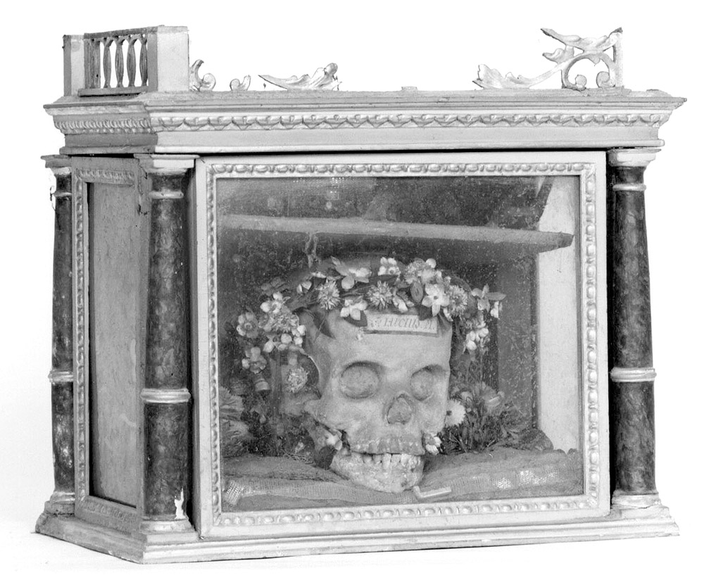 San Lucio e Sant'Alessandro (reliquiario a teca - a urna) - manifattura emiliana (fine/inizio secc. XVIII/ XIX)