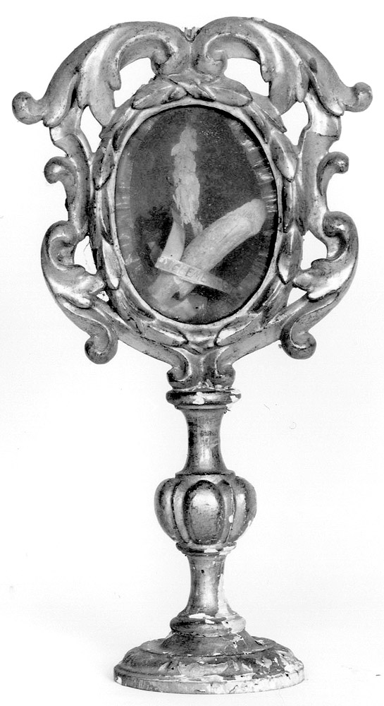 San Clemente ed altri Santi (reliquiario - a ostensorio) - manifattura emiliana (sec. XVIII)