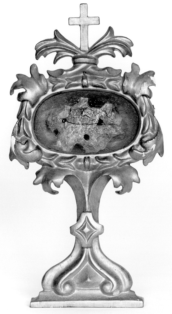 San Fortunato e altri Santi (reliquiario - a ostensorio) - manifattura emiliana (metà sec. XIX)