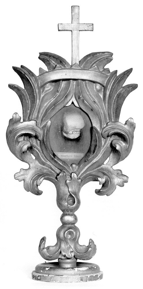 reliquiario - a ostensorio - manifattura emiliana (seconda metà sec. XVIII)