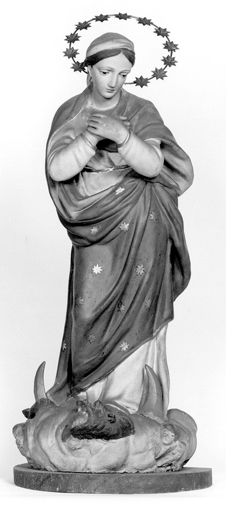 Immacolata Concezione (statua) - manifattura emiliana (seconda metà sec. XIX)