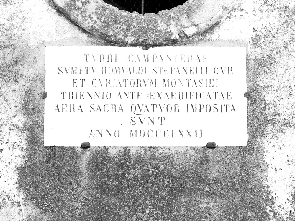 lapide celebrativa - produzione emiliana (sec. XIX)