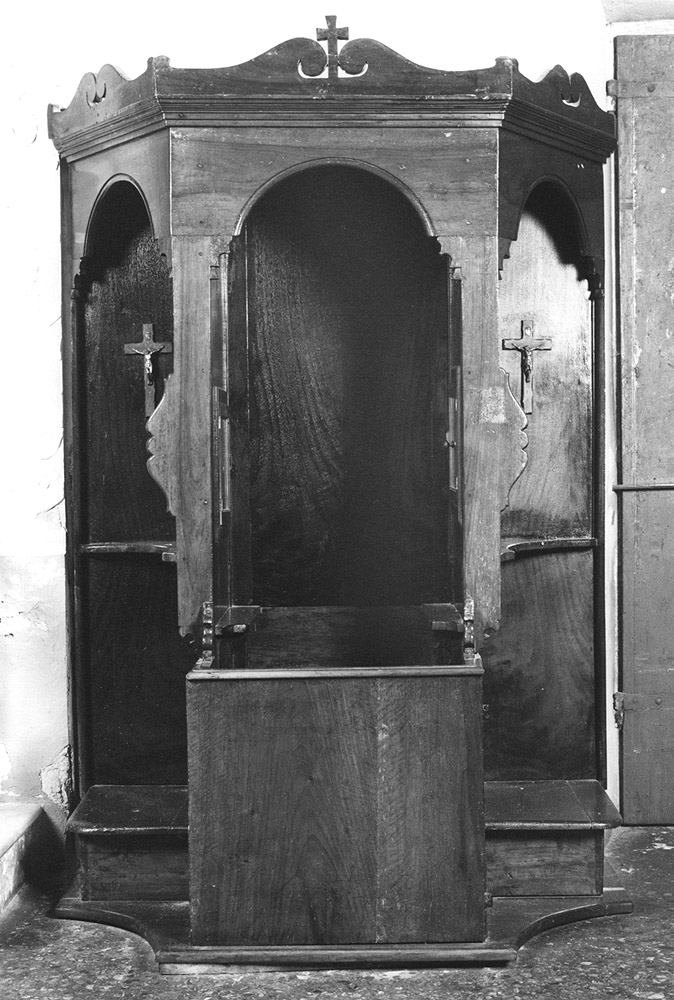 confessionale - produzione emiliana (seconda metà sec. XVIII)