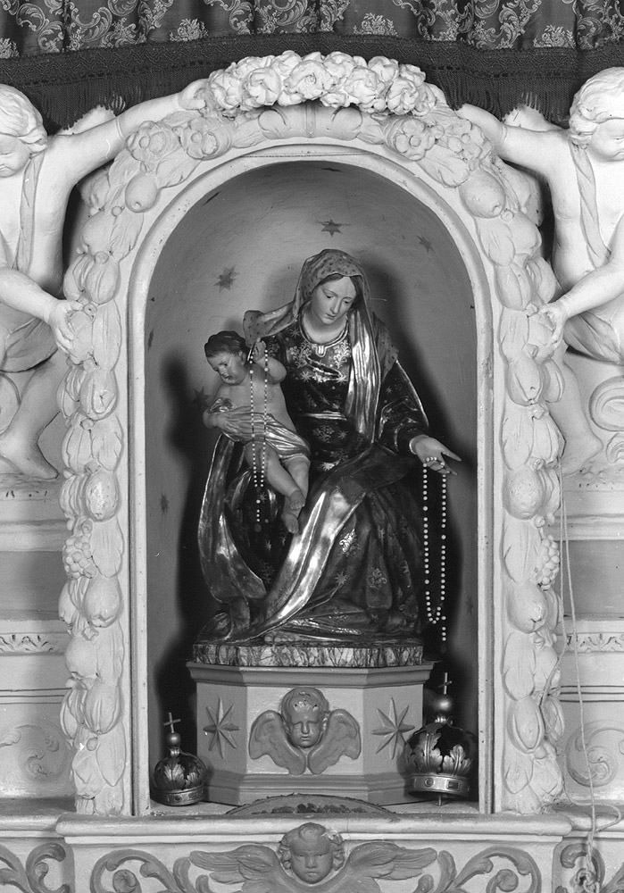Madonna del Rosario (statua) - ambito emiliano (prima metà sec. XVII)