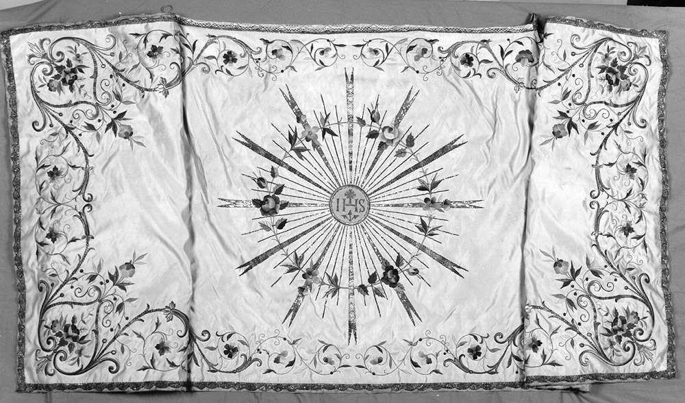 velo omerale - manifattura emiliana (metà sec. XIX)